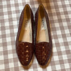 Enzo Angiolini Woven Leather Loafers